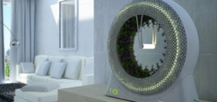 The Greenwheel has a motor to circulate nutrient water, necessary inner and outer lights and of course a sleek design.